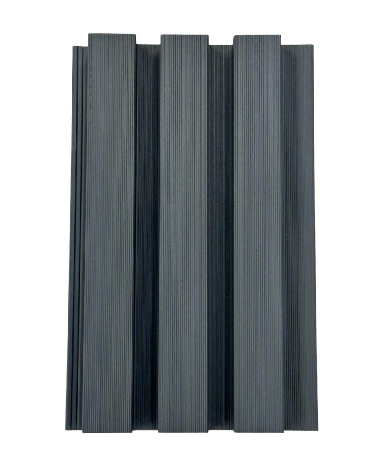 Composite Slatted Cladding Anthracite - Series 2