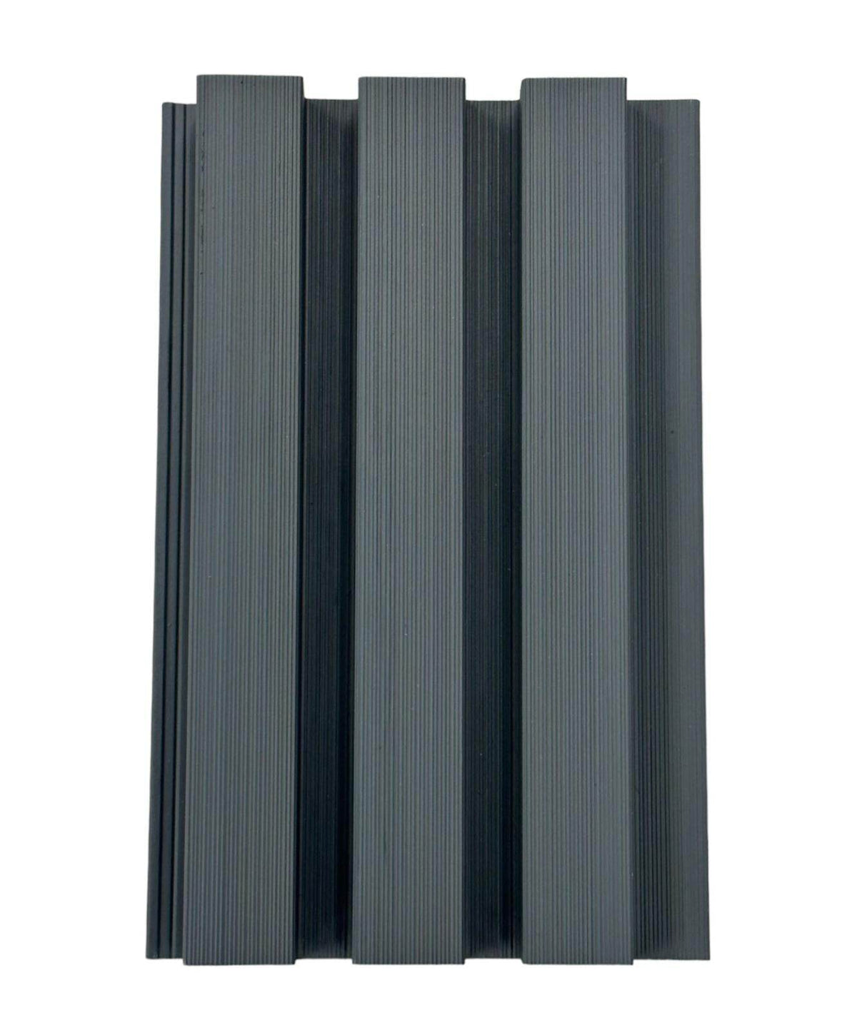 Composite Slatted Cladding Anthracite Sample - Series 2