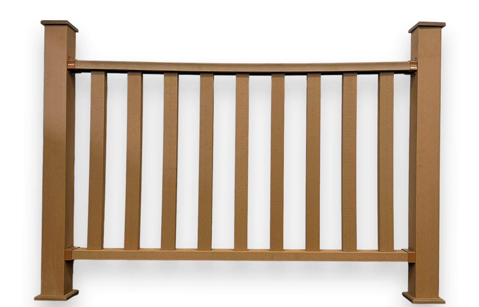 Teak Composite 1.5m Balustrade Kit