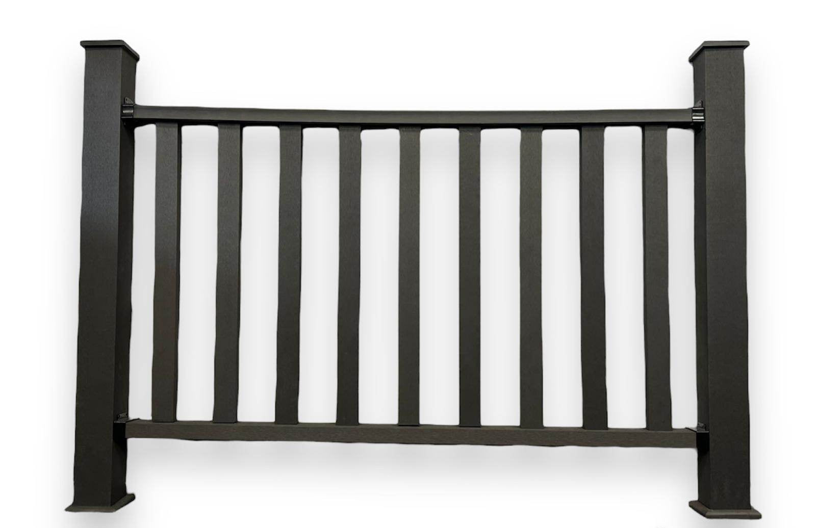 Black Composite 1.5m Balustrade Kit