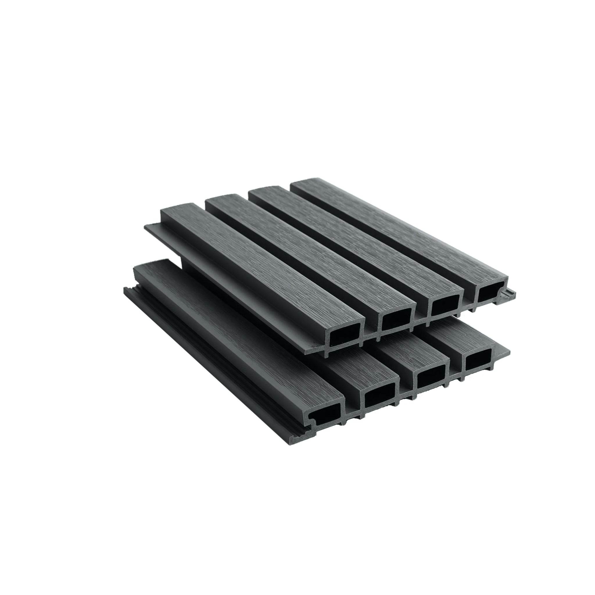 Composite Slatted Cladding Anthracite - Series 1