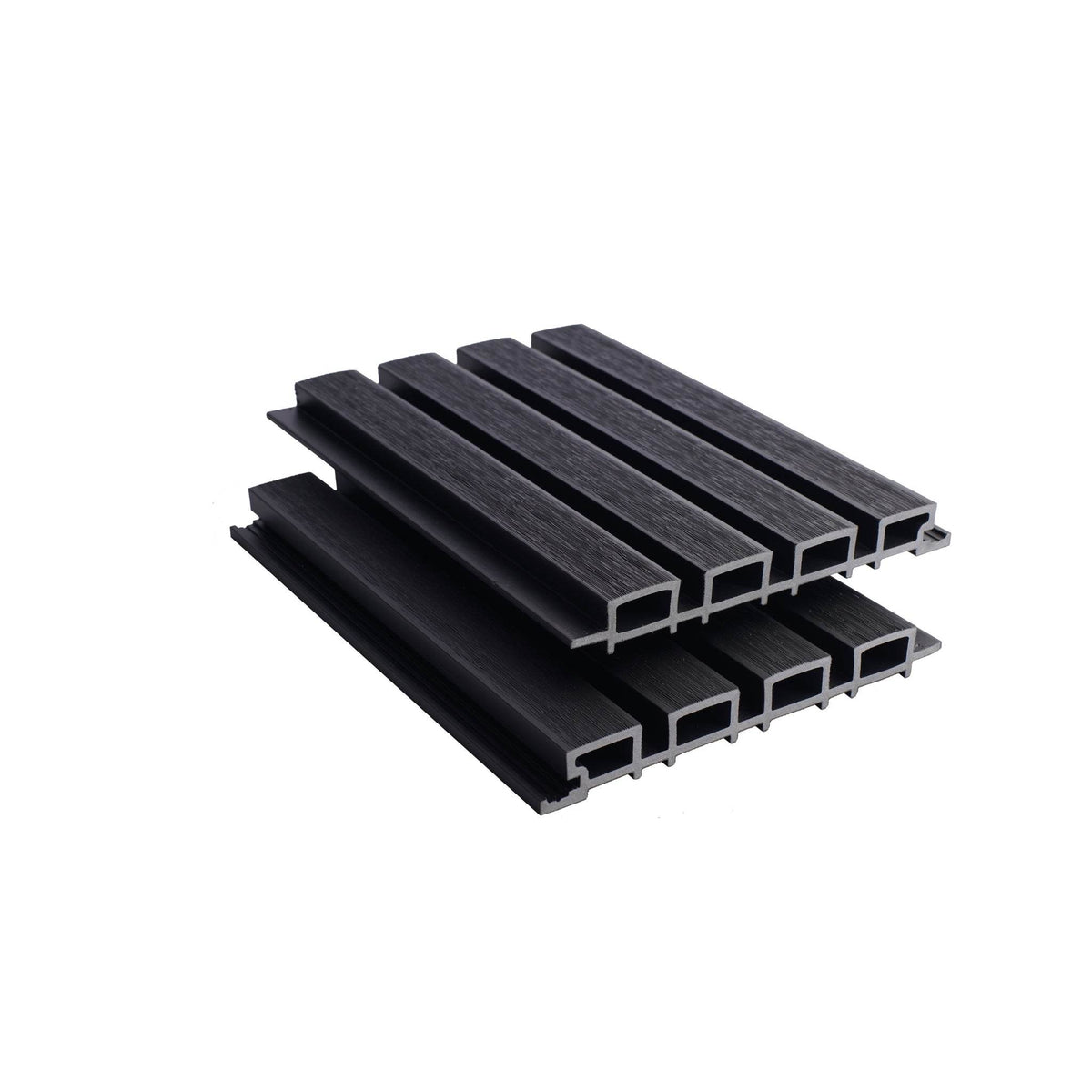 Composite Slatted Cladding Black - Series 1