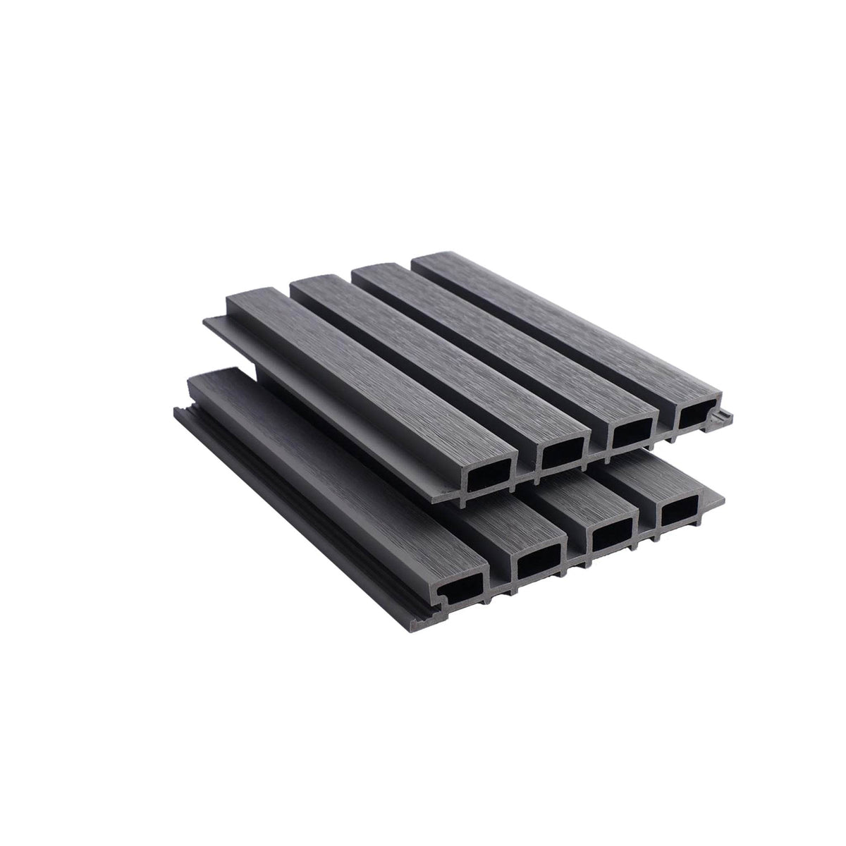 Composite Slatted Cladding Silver - Series 1