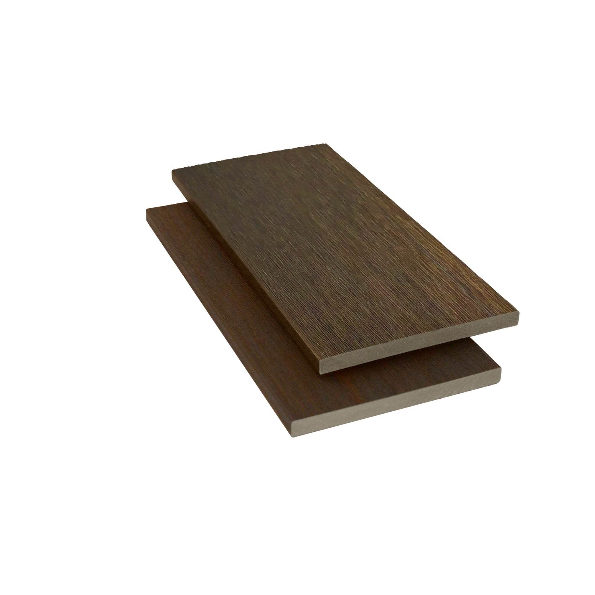 Golden Oak Composite Slatted Cladding Fascia Board 3.6m