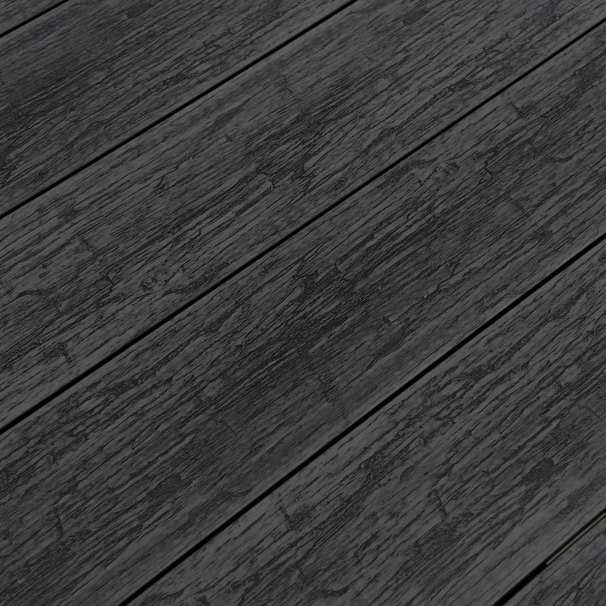 Dark Grey Wide Max Woodgrain Board 3.66m