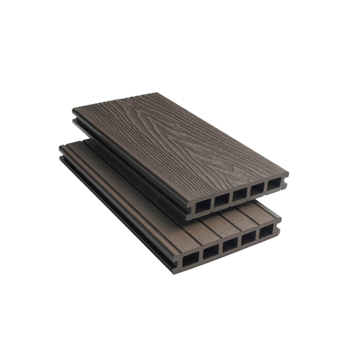 Chooclate Composite Woodgrain Decking Board 3.6m